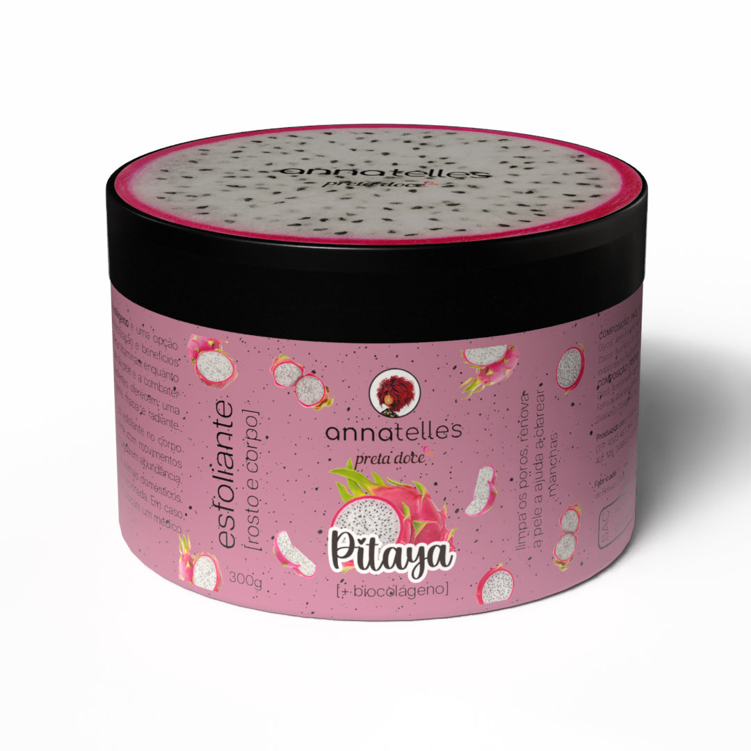 Esfoliante Rosto e Corpo Pitaya 300g - Preta Doce