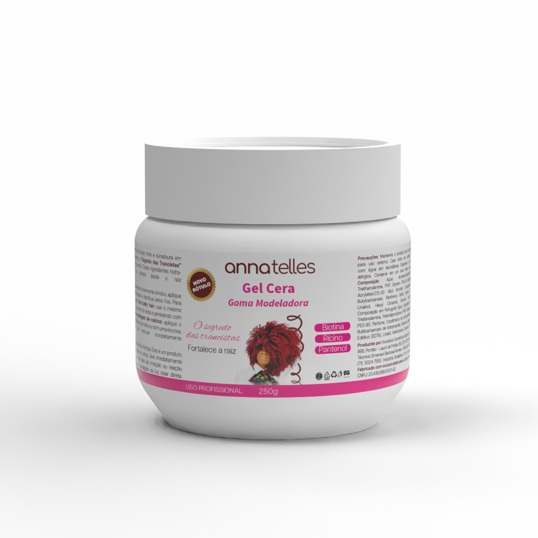 Gel Cera O Segredo das Trancistas - Anna Telles - 250g