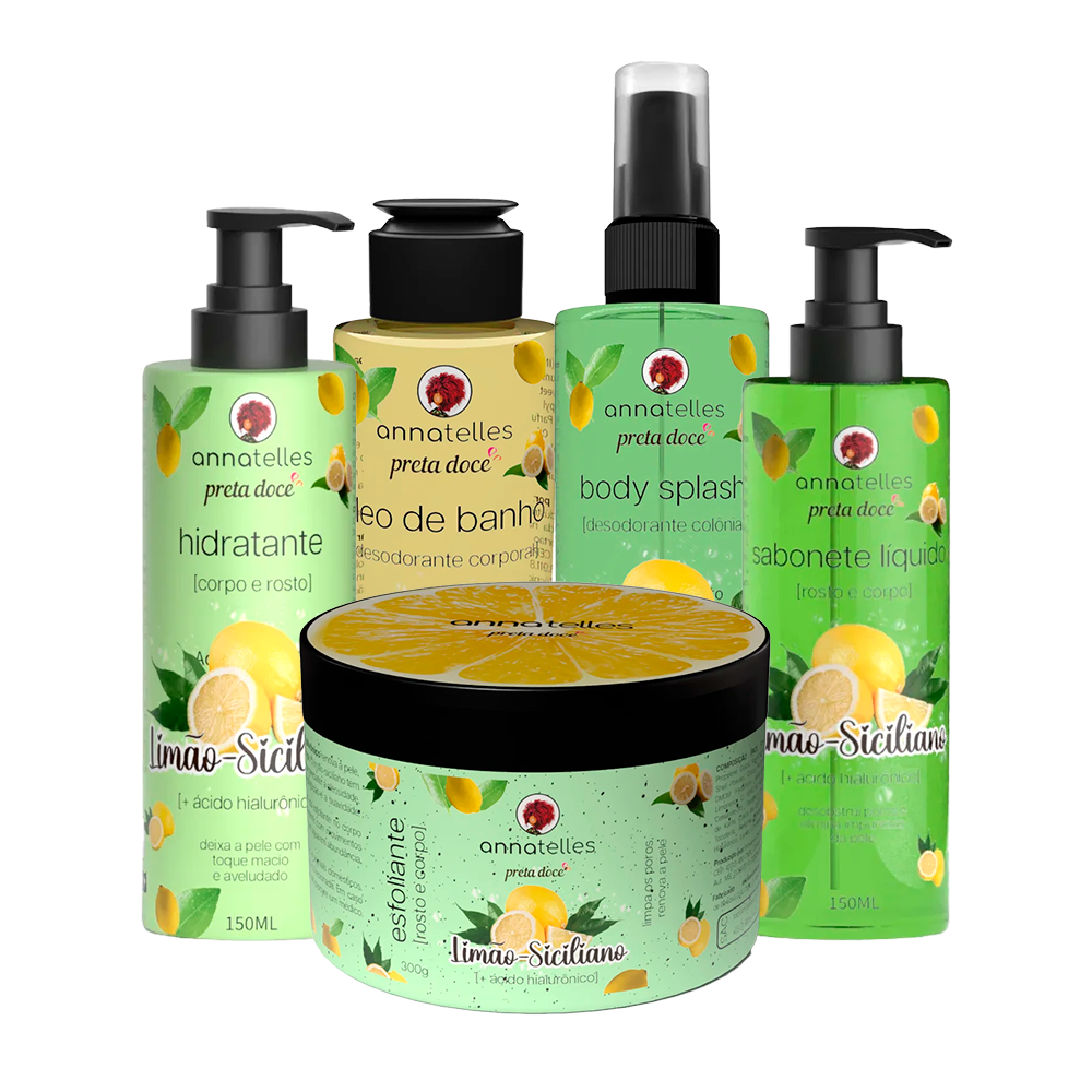 kit preta doce de limão