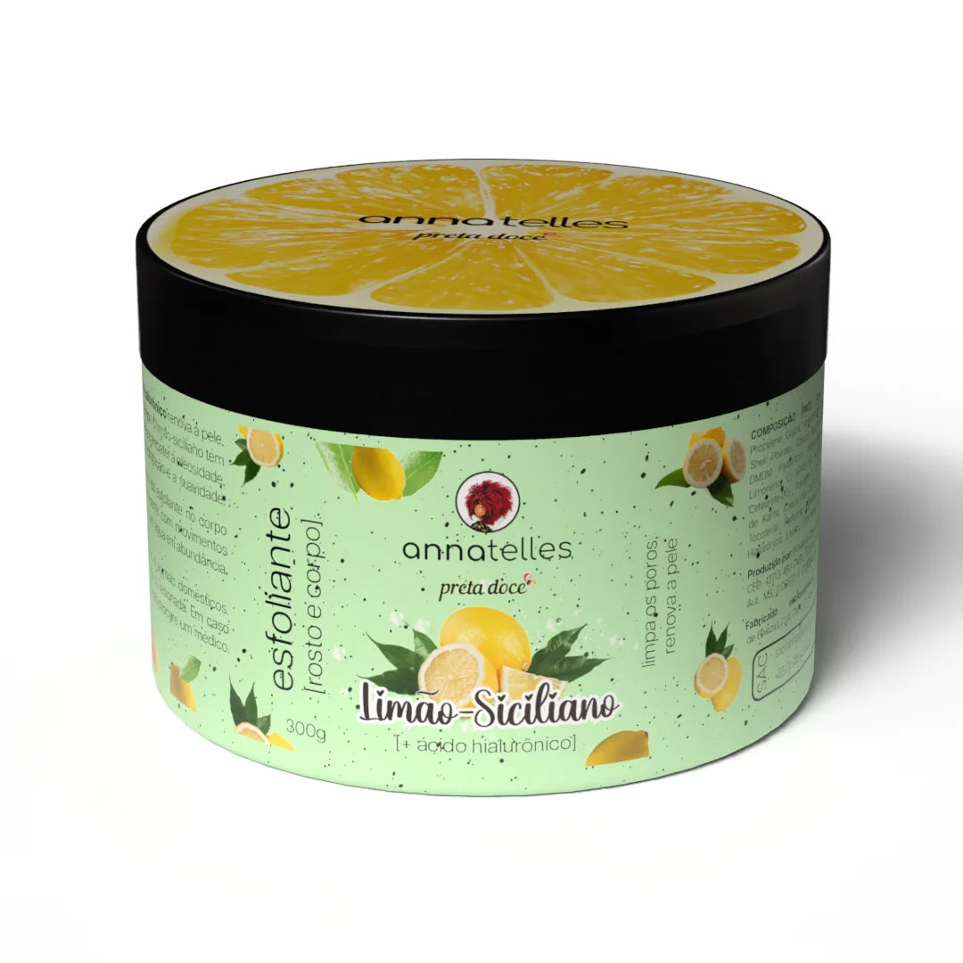 Esfoliante Limão Siciliano - Preta Doce