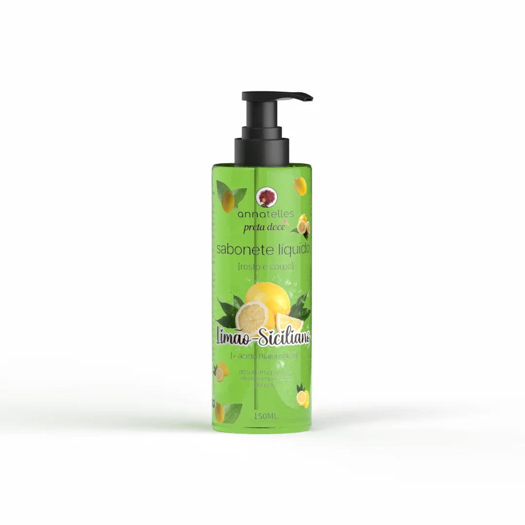 Sabonete Líquido - Preta Doce Limão Siciliano 150ml