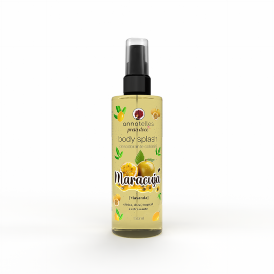 (Atacado) Body Splash Maracujá - Preta Doce