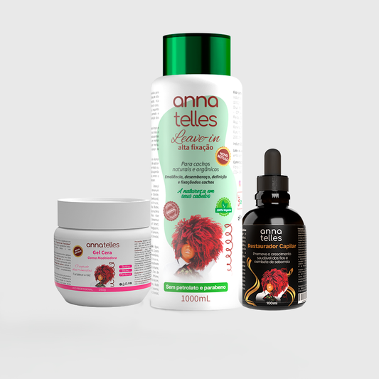 Kit Leave-in Gel Cera & Restaurador